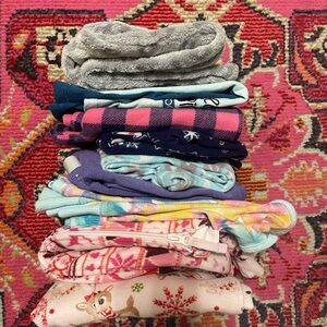Colorful Patterned Bundle of Pajamas- Size 7/8